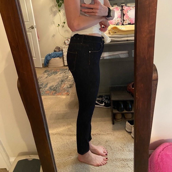 EUC WHBM Dark Denim Skinny Jeans. - Picture 4 of 6